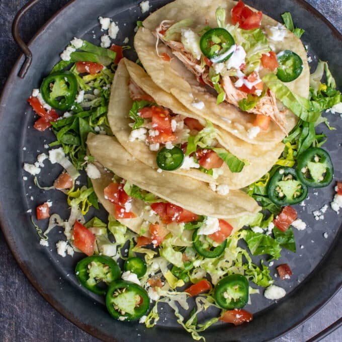 Instant Pot Chicken Tacos