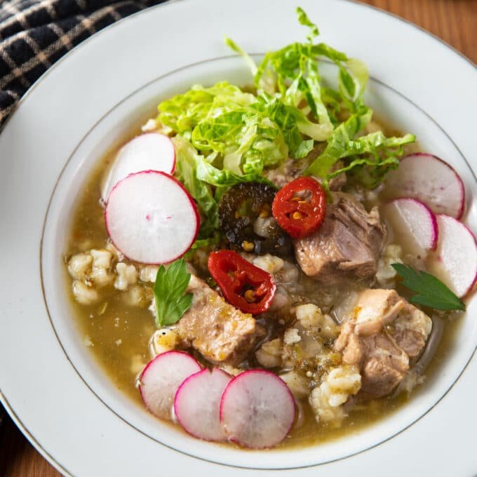 Green Chile Pork Pozole | Pozole Verde