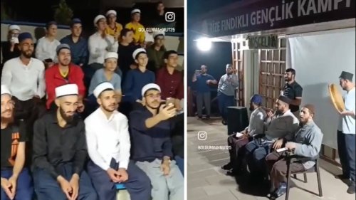 Tarikatçılardan Gençlik Bakanlığı kampında zikirli ilahili etkinlik