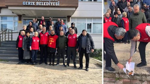 TİS süreci tıkandı: Belediye işçileri maaş bordrosu yaktı