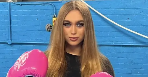 She's a knockout! Surrey beauty queen swaps the catwalk for the boxing ring