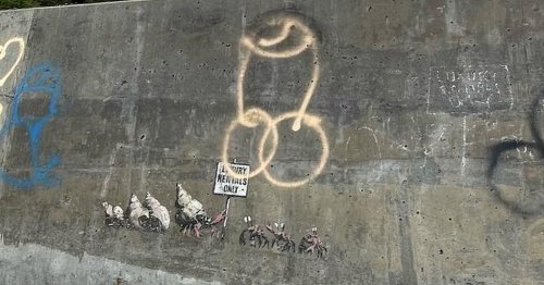 'Priceless' Banksy mural in Cromer, Norfolk, defaced with obscene graffiti by vandals
