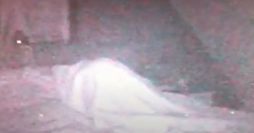 Woman 'vanishes from her bed' in eerie footage from UFO hunters