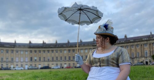 Pictures of the period costumes Bridgerton superfan has spent £15,000