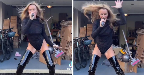 Amanda Holden wows in incredible bodysuit and thigh high boots