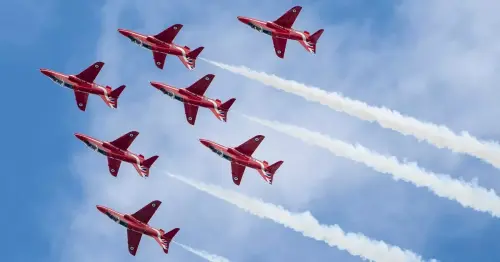 Where to see the Red Arrows around Birmingham in 2024
