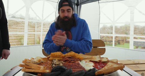Youtuber takes on Solihull cafe's undefeated breakfast challenge