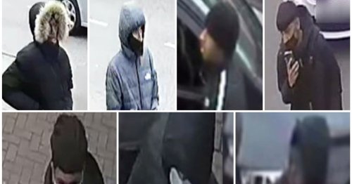 CCTV appeal after disorder involving 'masked gunman and machete-wielding men'