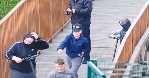 Police appeal after rocks thrown at shoppers and security at designer outlet