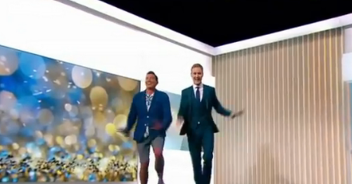 Dan Walker reunites with BBC Strictly Come Dancing star in sweet Channel 5 News scenes