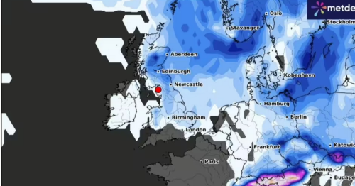 Weather maps reveal three dates snow will hit UK in March