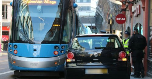 'Selfish' driver blocking tram outside New Street station issued ticket after leaving car unattended