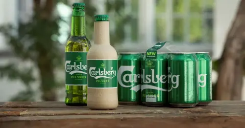 Carlsberg invents the world's first paper bottle