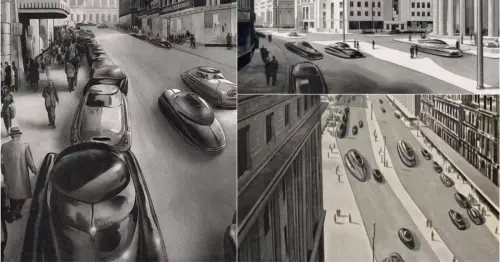 The incredible pictures which envisaged a futuristic Birmingham - from 1952