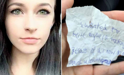 Woman invited homeIess man for food, then he sIipped her note that changed everything!