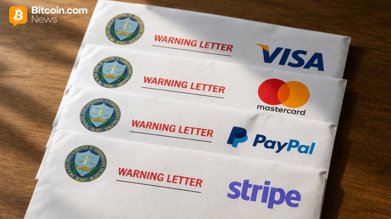FTC Warns Visa, Mastercard, Paypal, Stripe as Debanking Concerns Shake US Financial Access