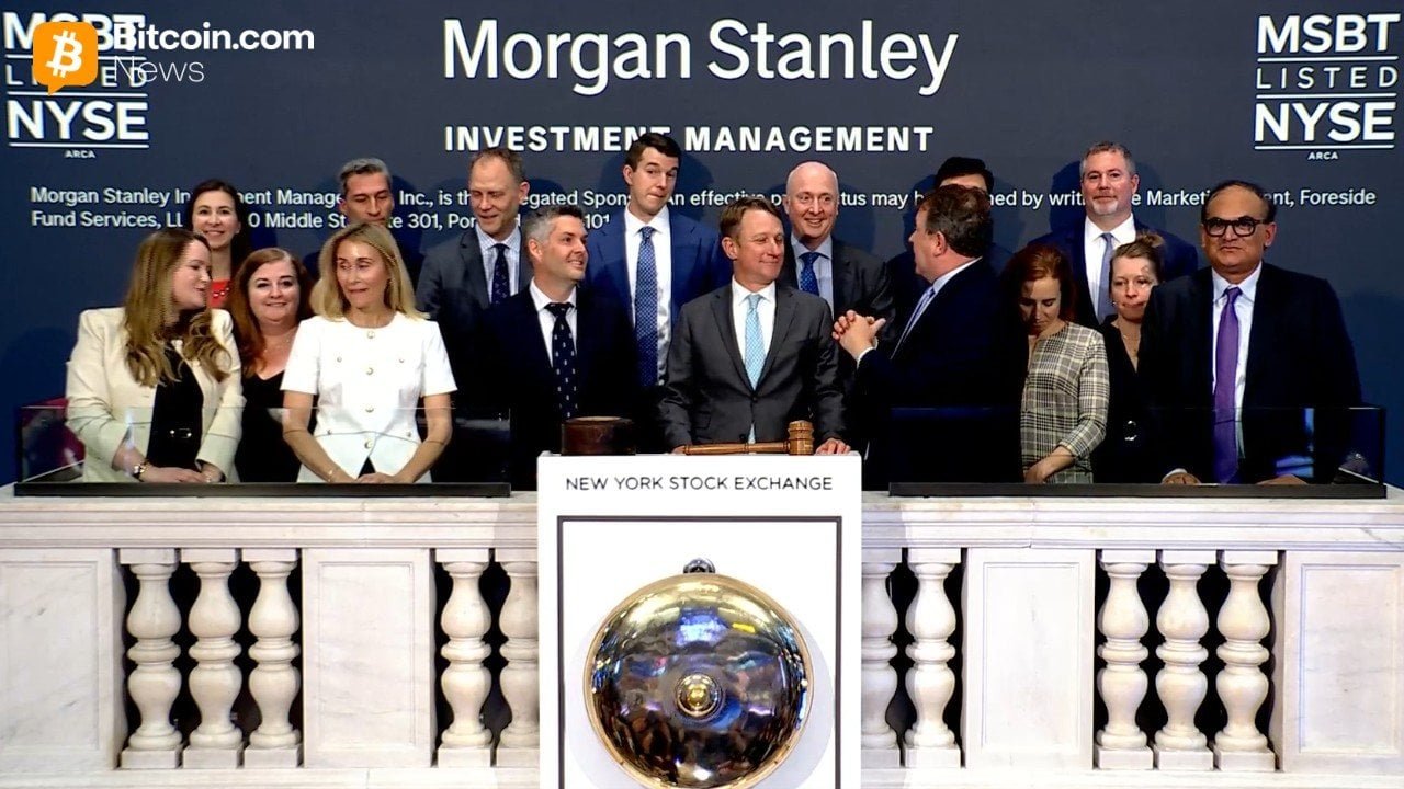 NYSE Welcomes Morgan Stanley’s MSBT Launch as First Spot Bitcoin ETF Issued by a Major US Bank