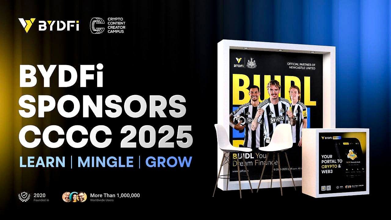 BYDFi Joins CCCC Lisbon 2025 as Sponsor, Empowering Creators and Web3 Education