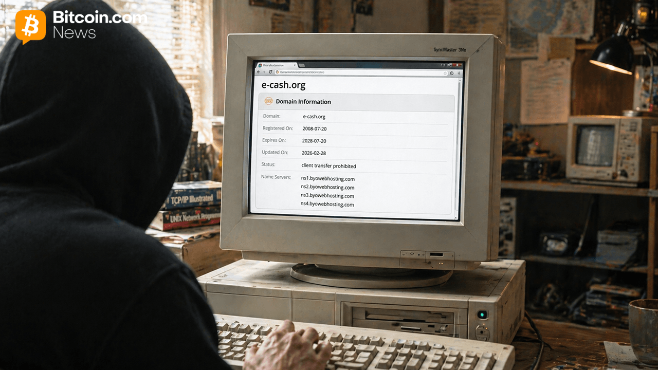 The Domain Satoshi May Have Dropped: E-cash.org Predates Bitcoin.org by 29 days