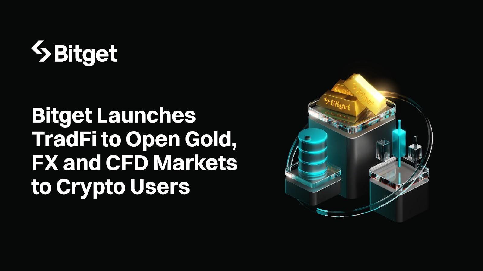 Bitget Launches Gold, Forex and Commodities Markets for Crypto Users
