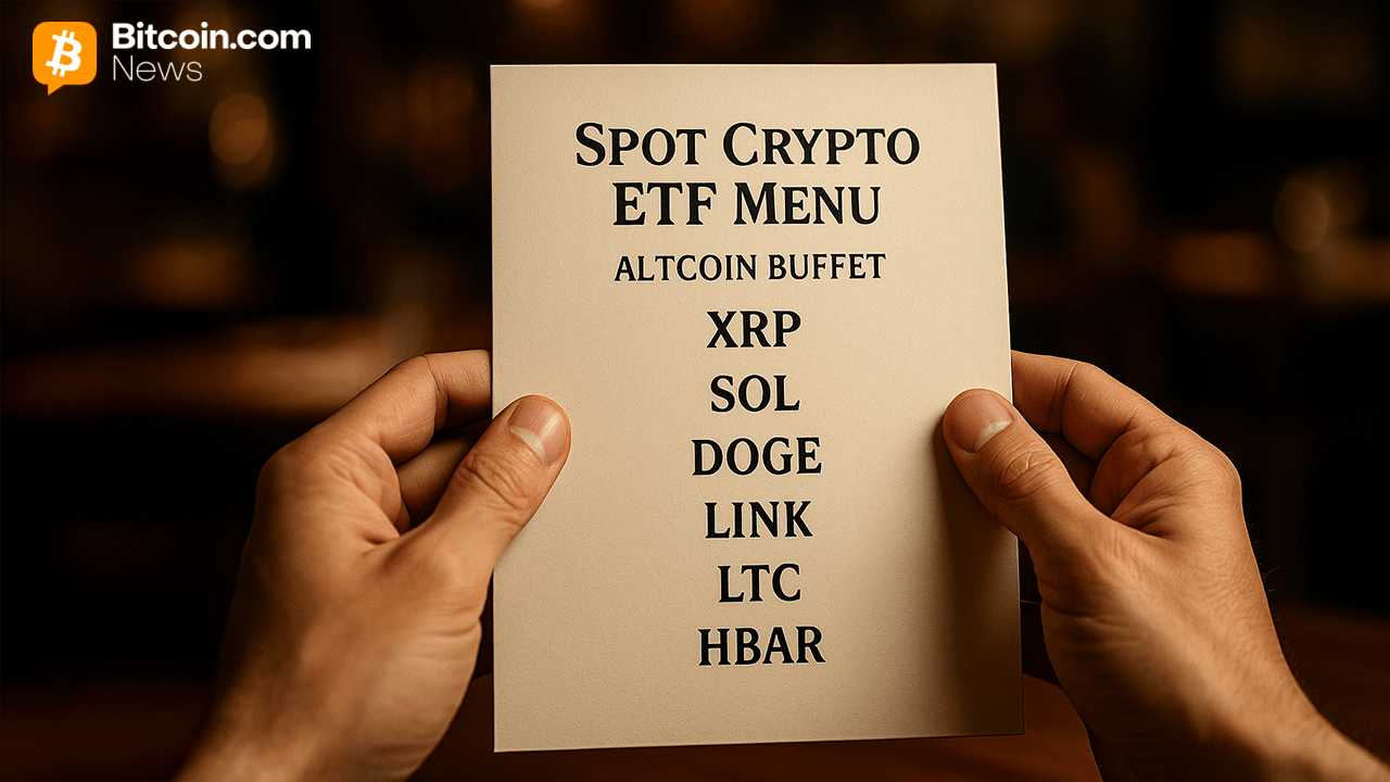 ETF Floodgates Open: XRP, SOL, LTC, HBAR, DOGE, and LINK Give Investors a Menu of Altcoin Madness