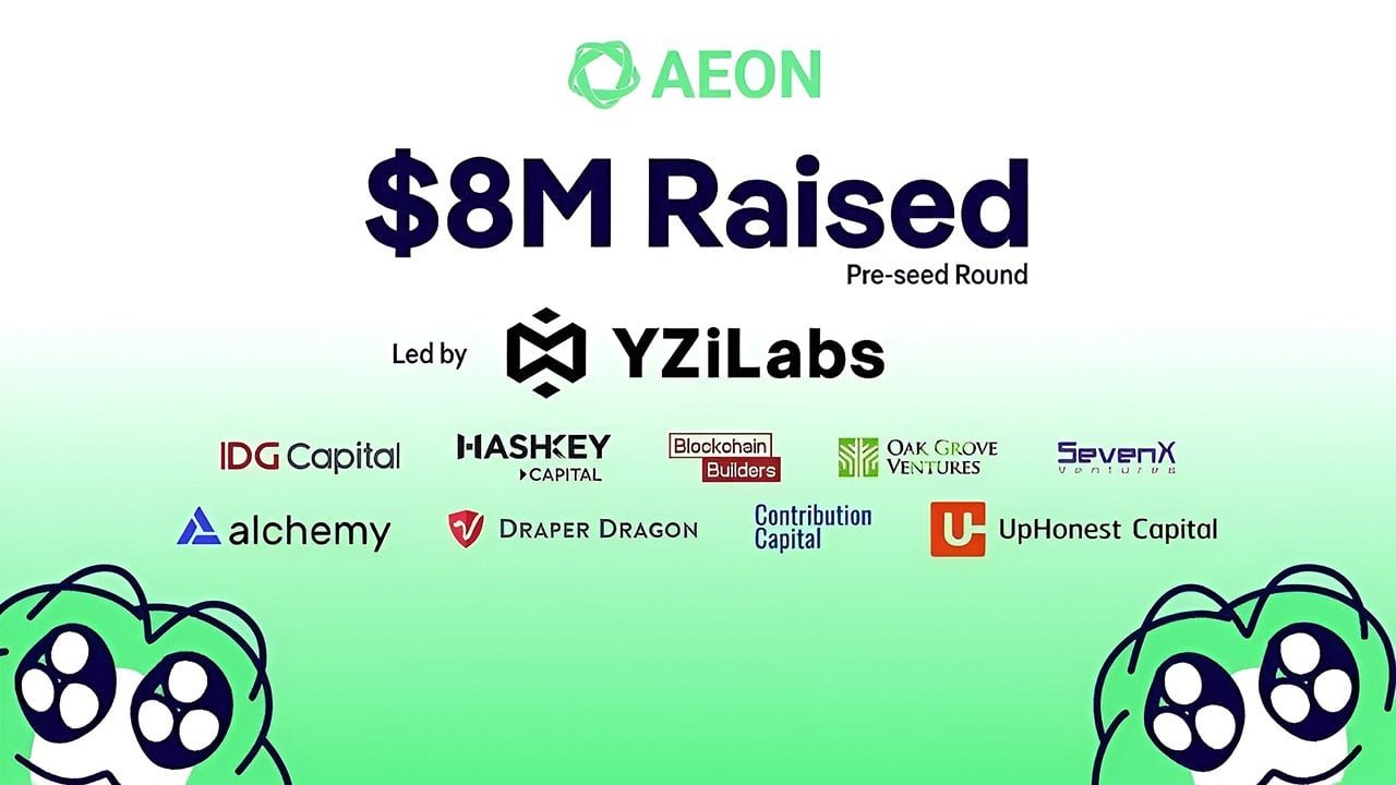 AEON Raises $8M Led by YZi Labs to Build the Settlement Layer for Agentic Economy