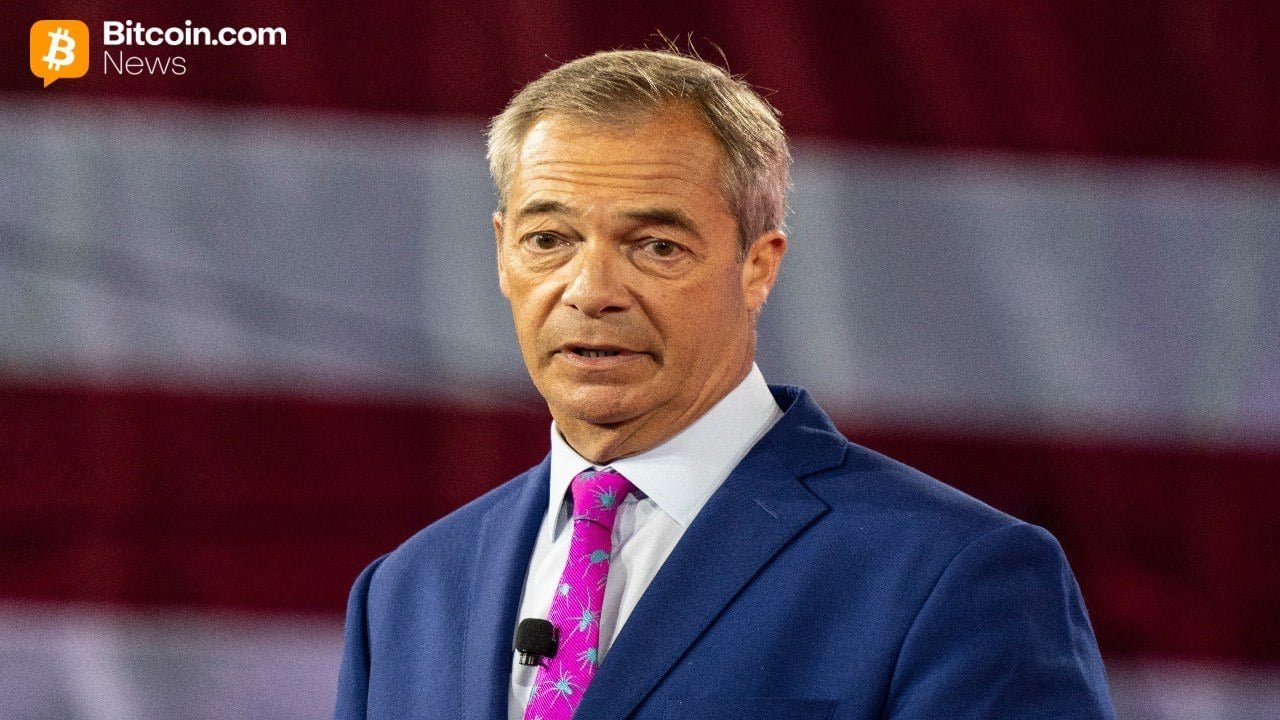 Reform UK’s Nigel Farage Faces Scrutiny After $6.3M Payment From Crypto Investor