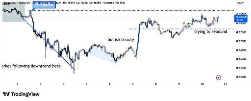If The Dogecoin Price Successfully Breaks This Zone, Then Prepare For A Strong Upward Push