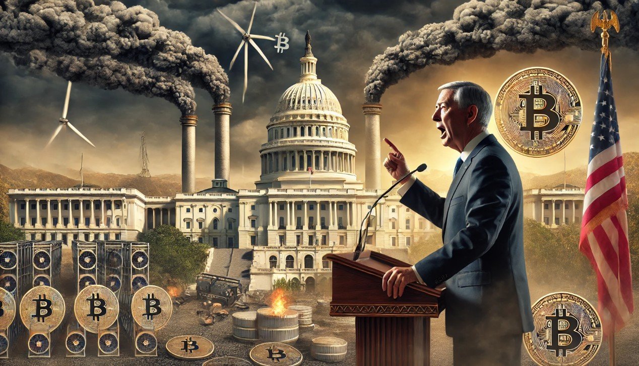 US Senator Blasts Crypto’s Environmental Impact, Warns Of Impending Reckoning