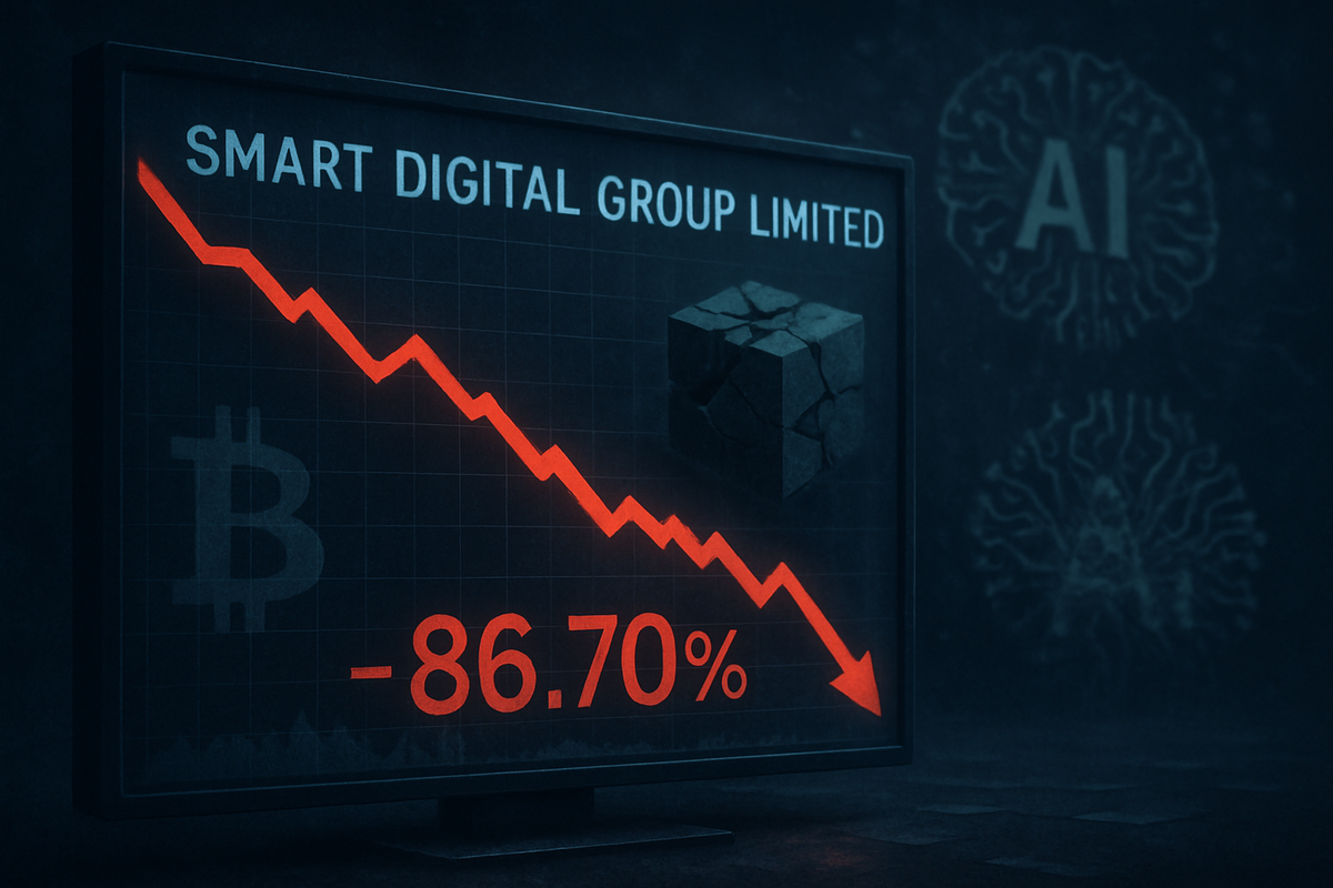 Crypto Gamble Wipes Out 87% of Smart Digital Group’s Market Value