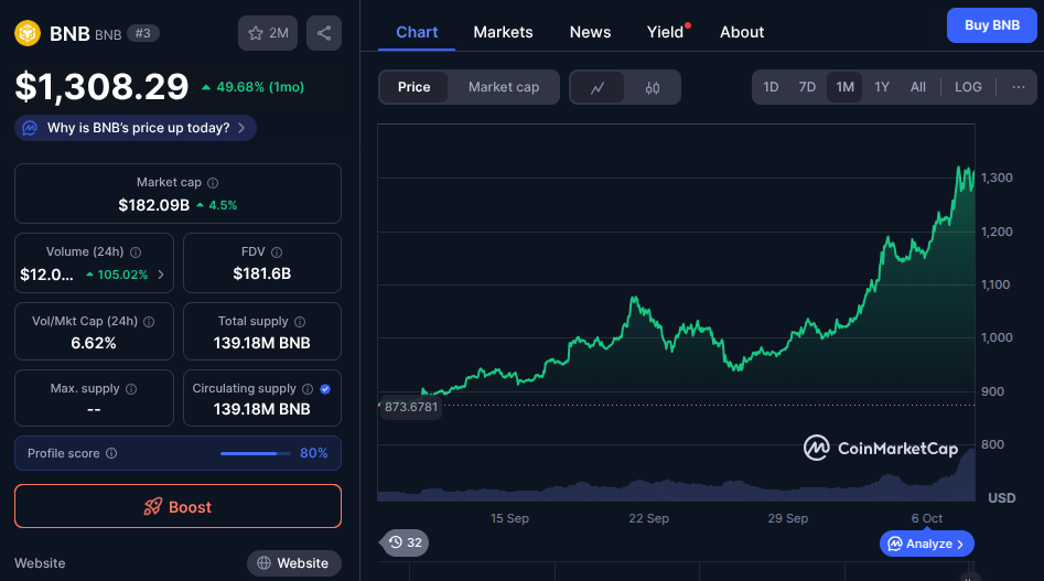 BNB Turns Viral & Surpasses XRP as Best Meme Coins like Maxi Doge Explode
