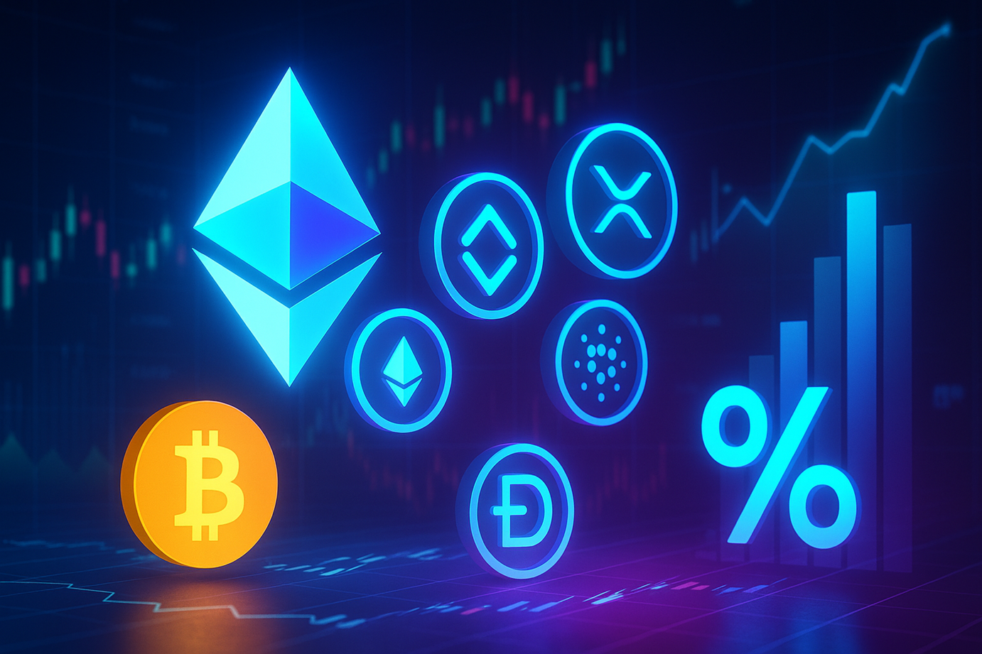 Ethereum & Altcoins Capture 85% Of Futures Trading, Bitcoin Share Shrinks