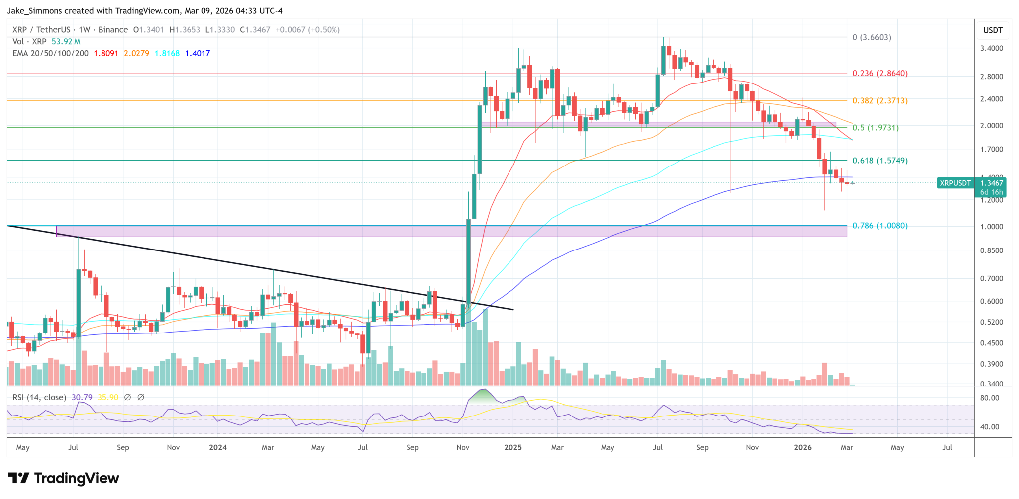 Ripple CEO Says Epstein File Release Shows ‘They Were Afraid Of Us’