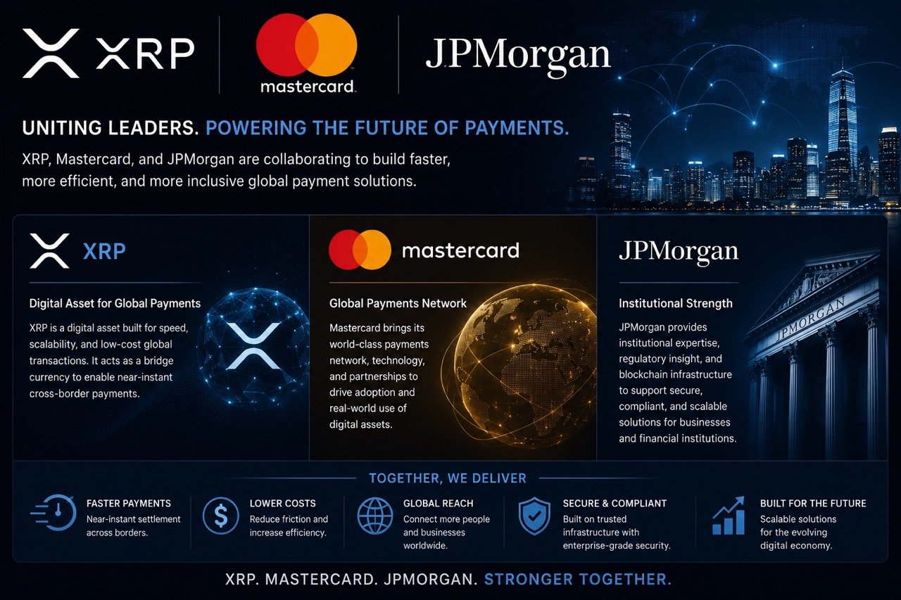 Ripple, Mastercard, And JPMorgan Break Ground As XRP Drives Interbank Settlement Rails