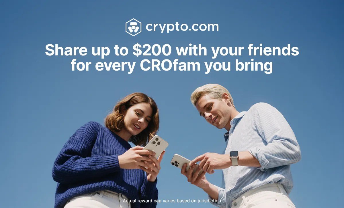 Crypto.com Announces Updated App Referral Feature to Expand User Participation Across the Crypto.com Platform