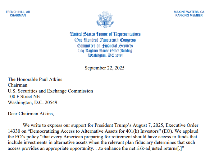 US Lawmakers Urge SEC to Implement Crypto 401(K) Plan – Time for Best Wallet to Shine?