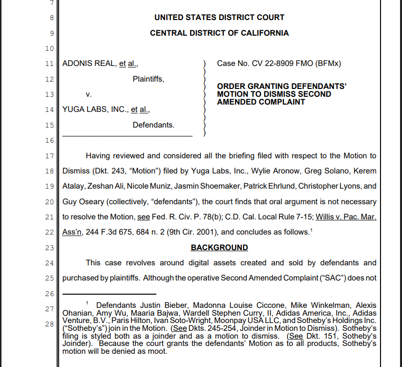 Bored Ape NFTs Win Big: Court Says They’re Not Securities