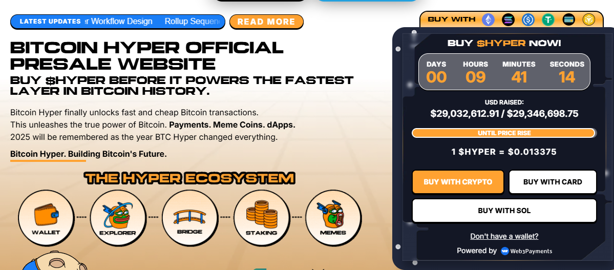 Ripple CEO Predicts a $180K Bitcoin in 2026 as Bitcoin Hyper’s $29M Presale Soars