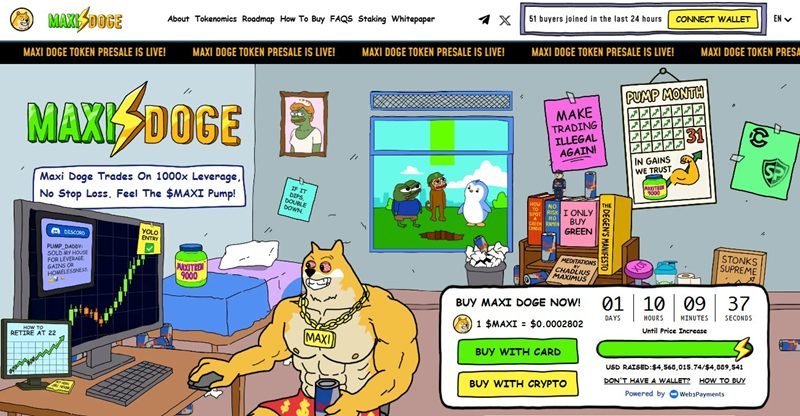 Why Investors Rank Maxi Doge Among the Best Meme Coins to Buy During This Market Shakeout