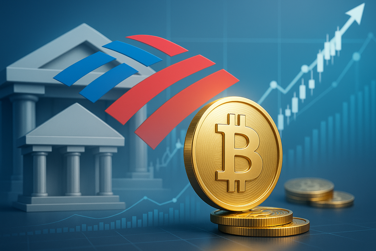 Bank Of America Opens Up To Bitcoin, Recommends Up To 4% Crypto Allocation