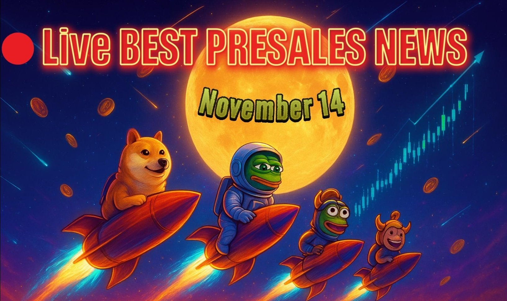 Best Presales Live News Today: Latest Updates on Early Crypto Projects with 10x Potential (November 14)