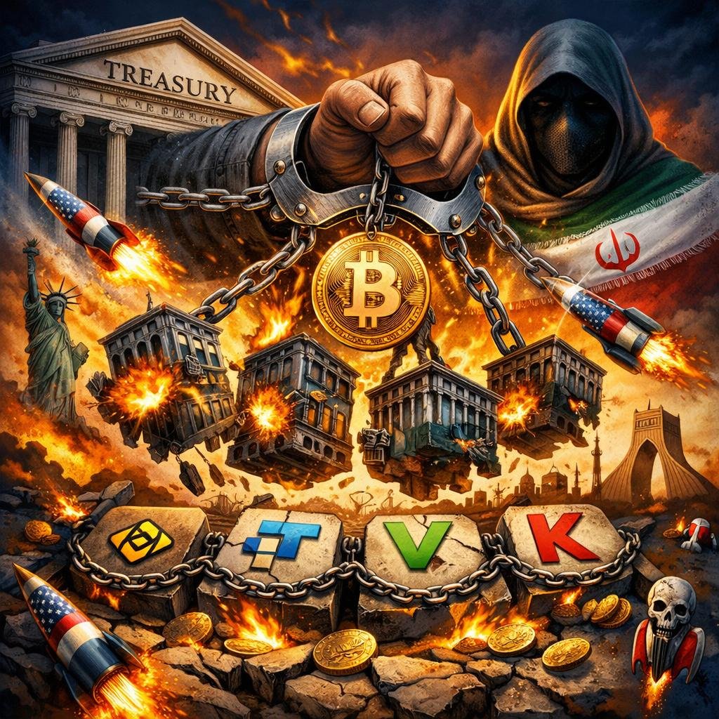 US Treasury Cracks Down On Crypto Ties To Iran: 4 Exchanges Receive New Sanctions