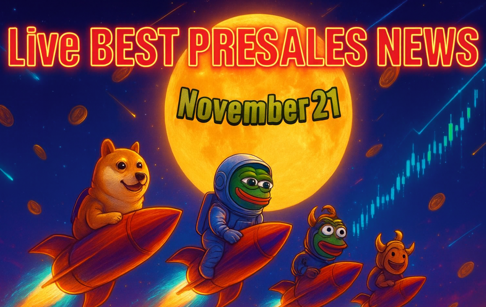 Best Presales Live News Today: Latest Updates on Early Crypto Projects with 10x Potential (November 21)