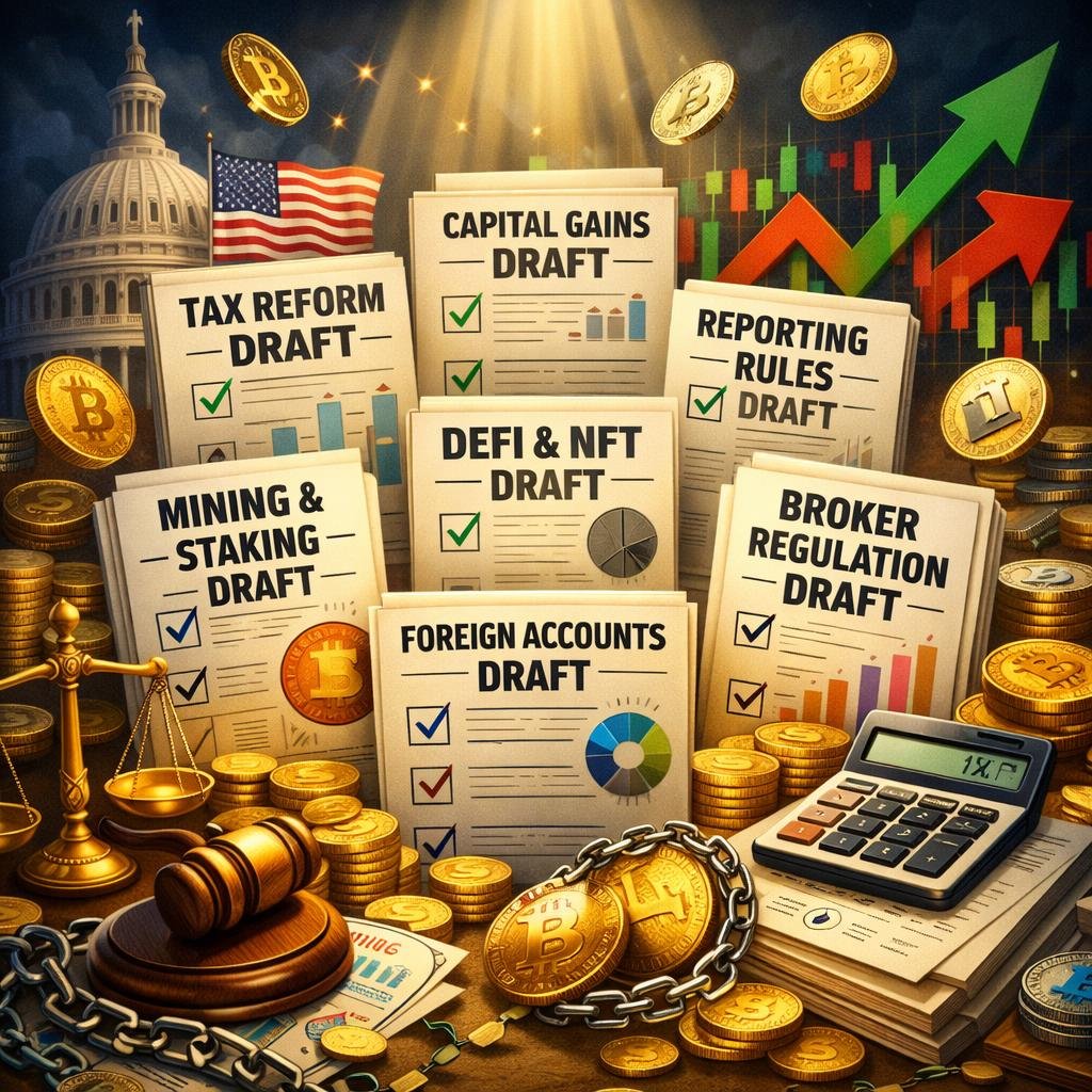 House Committee Unveils 7 Crypto Tax Drafts—A Major Overhaul Of How Digital Assets Are Taxed