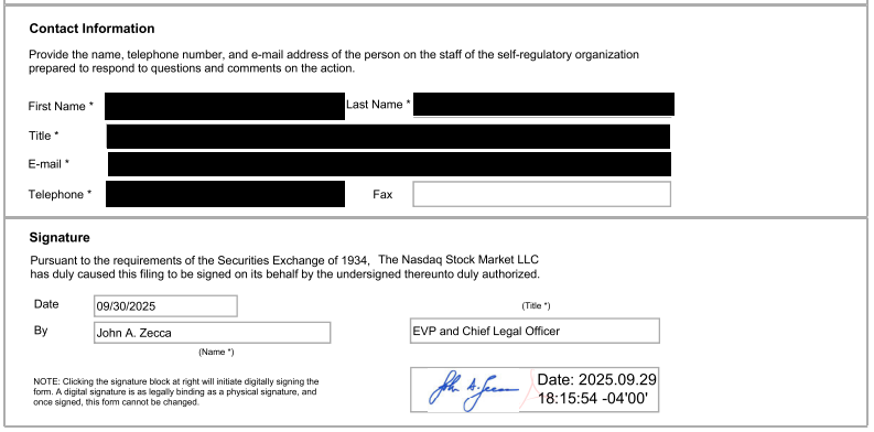 BlackRock’s Bitcoin Premium ETF Heads To Nasdaq In SEC Filing