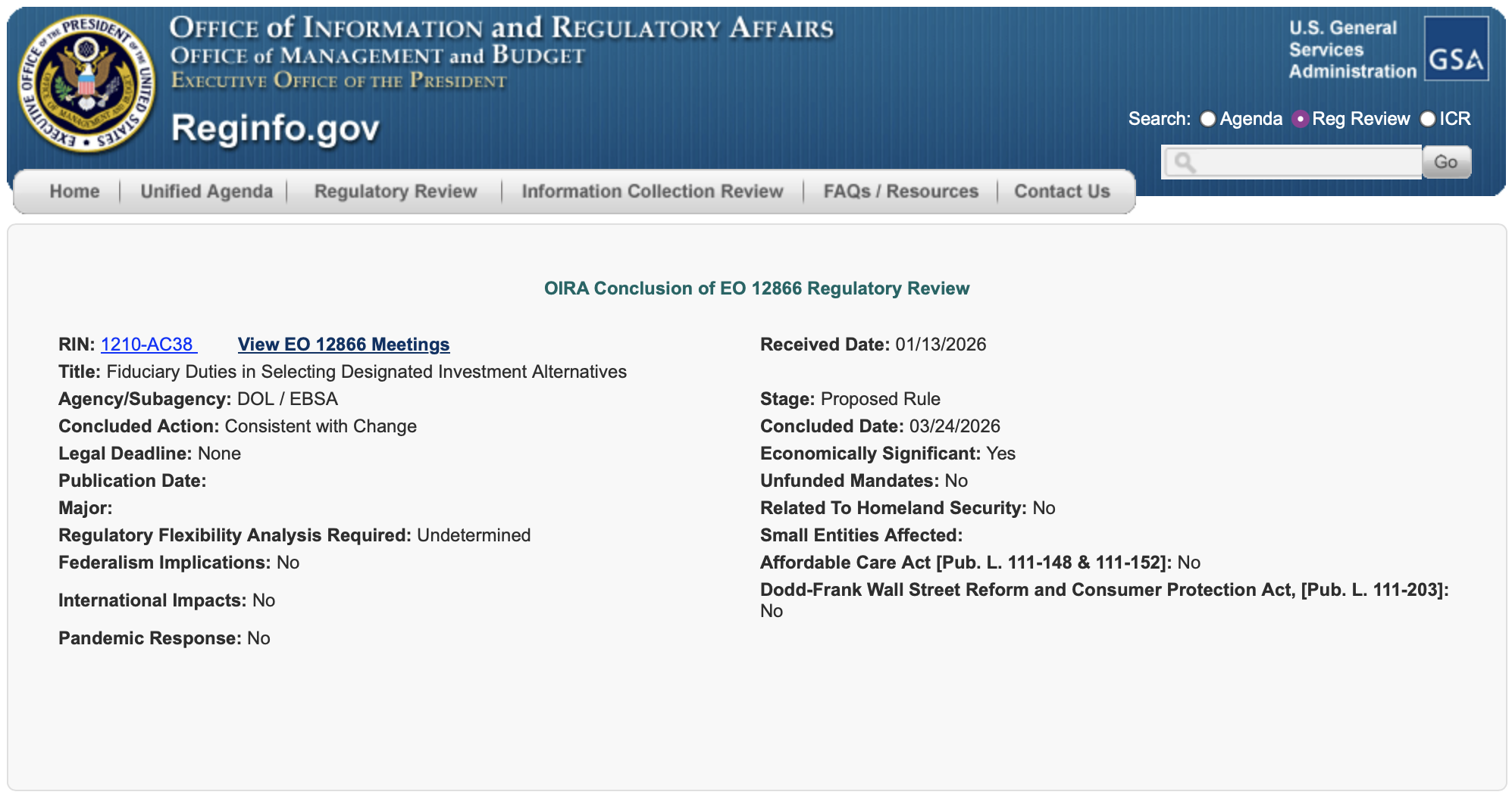 White House Clears Review Of Rule To Allow Crypto In $10 Trillion 401(k) Market