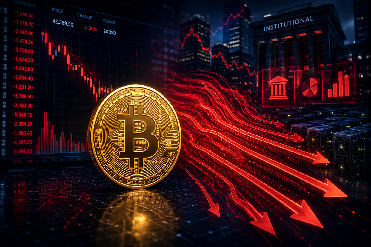 Record Institutional Bitcoin Selling Now Exceeds Miner Output By 460%