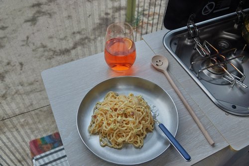 Spaghetti Carbonara Rezept - Der italienische Klassiker im Camper gezaubert