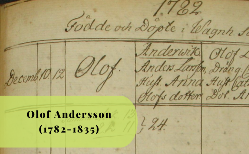 Olof Andersson (1782-1834) - Släktforskning