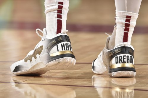 Cleveland Cavaliers’ Donovan Mitchell Displays MLK Tribute Sneakers